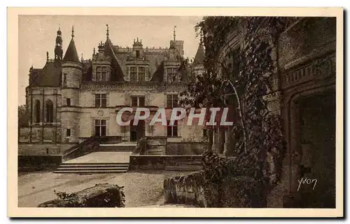 Cartes postales La Douce France Chateaux De La Loire Chateau de Chenonceaux Aile Thomas Bohier et detail de la t