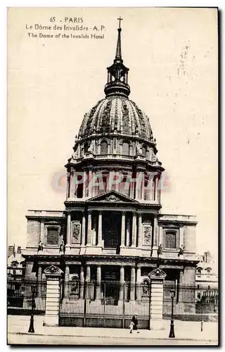 Cartes postales Paris Le Dome des Invalies