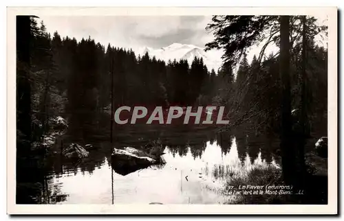 Cartes postales LeFayet Le Lac Vert et le Mont Blanc
