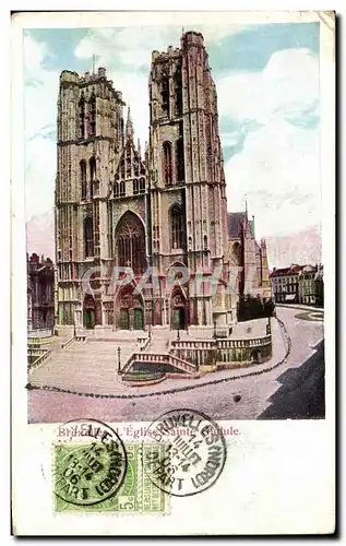 Cartes postales Bruxelles Eglise Sainte Gudule