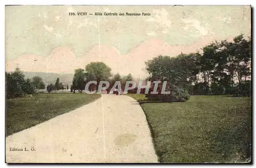 Cartes postales Vichy Allee Centrale des Nouveaux Parcs