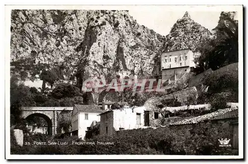 Cartes postales Ponte San luigi Frontiera Italiana