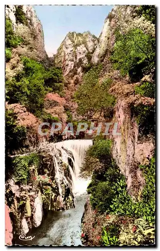 Ansichtskarte AK Amelie Les Bains Gorges du Mondony et Cascade