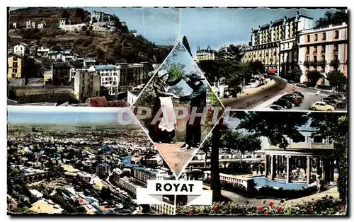 Cartes postales Royat Le Paradis Les Hotels La Bourree Vue generale Source Eugenie