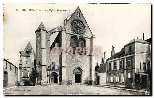 Ansichtskarte AK Chartres Eglise Saint Aignan