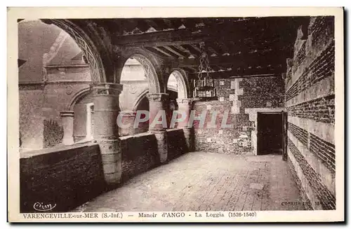 Cartes postales Varengeville sur Mer Manoir d&#39Ango La Loggia