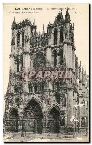 Cartes postales Amiens Cathedrale