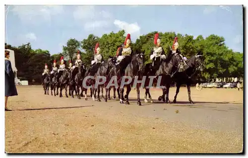 Ansichtskarte AK Queen&#39s Life Guard London Cheval Militaria