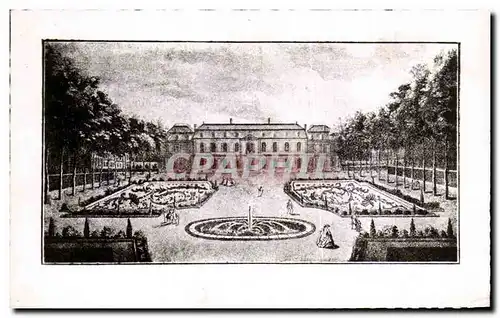 Cartes postales Deuil Chateau de la Chevrette Gravure du 18eme