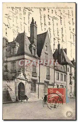 Cartes postales Tours Maison de L&#39Argentier de Louis XI place Foire le Roi