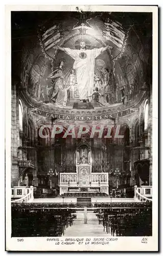 Ansichtskarte AK Paris Basilique Du Sacre Coeur Le Choeur Et La Mosaique