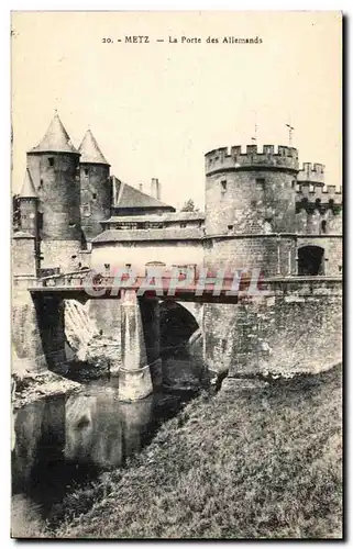 Cartes postales Metz La Porte des Allemands