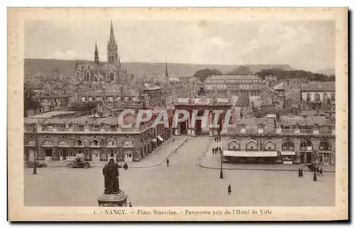 Ansichtskarte AK Nancy Place Stanislas Panorama pris de I&#39Hotel de &#39ville