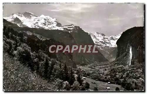 Cartes postales Lauterbrunnen Jungfrau Suisse