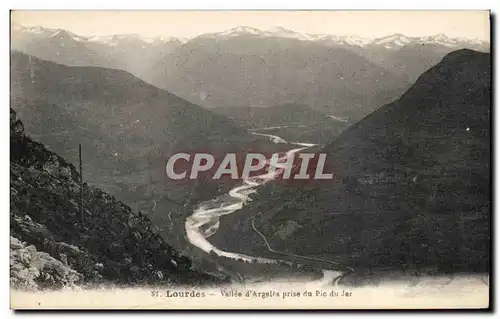 Cartes postales Lourdes Vallee d&#39Argeles Prise du Pic du Jer