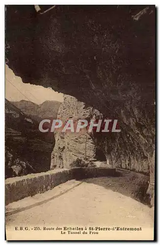 Ansichtskarte AK Route Des Echeiles a St Pierre d&#39Entremont Le Tunnel du Frou