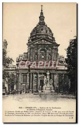 Ansichtskarte AK Paris Eglise de la Sorbonne