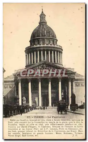 Cartes postales Paris Le Pantheon