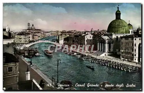 Cartes postales Venezia Canal Grande a Donte degli