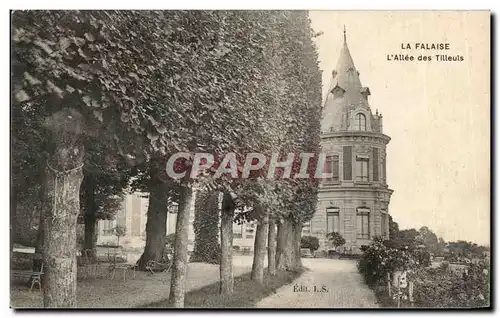 Cartes postales La Falaise L&#39Allee des Tilleuls