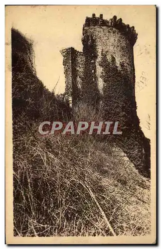 Cartes postales Vallee de Chevreuse Chateau de la Madeleine La tour fendue