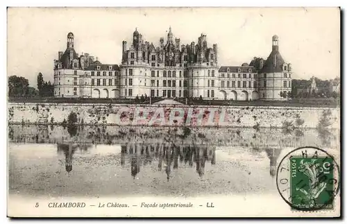 Ansichtskarte AK Chambord Le Chateau Facade Septentrionale