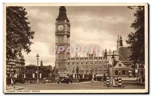 Cartes postales London Parliament Square