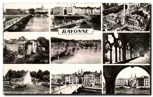 Cartes postales Bayonne Pont sur la Nive Quartier St Esprit Le cloitre