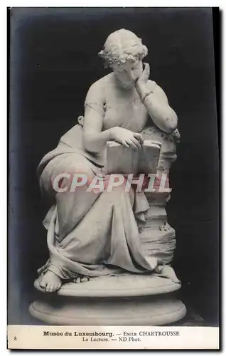 Cartes postales Musee Du Luxembourg Emile Chartrousse La lecture