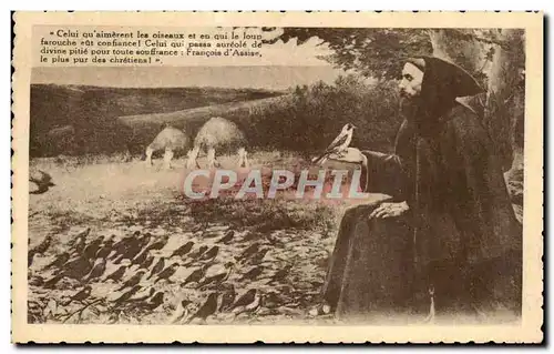 Cartes postales Francois d'Assise Oiseau