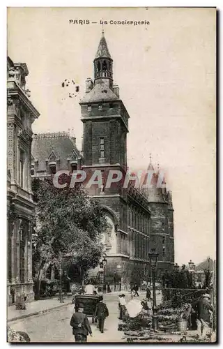 Cartes postales Paris Le Conciergerie Marche aux fleurs