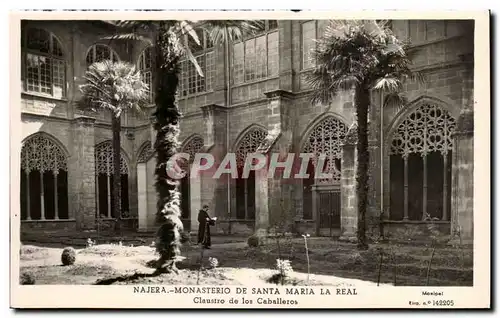 Ansichtskarte AK Najera Monasterio De Santa Maria La Real Claustro de los Caballeros