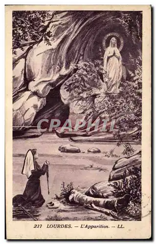 Cartes postales Lourdes L&#39Apparition