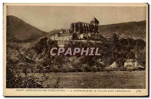 Ansichtskarte AK Saint Bertrand De Comminges La Cathedrale Et Le Village