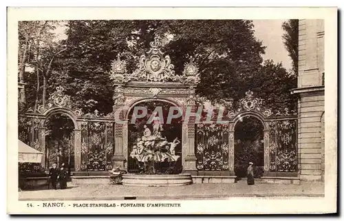 Cartes postales Nancy Place Stanislas Fontaine D&#39Amphitrite