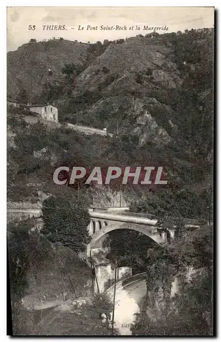 Cartes postales Thiers Le Pont Saint Roch et la Margeride