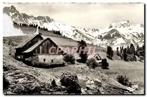 Ansichtskarte AK Paysages Alpestres Chalets en Montagne