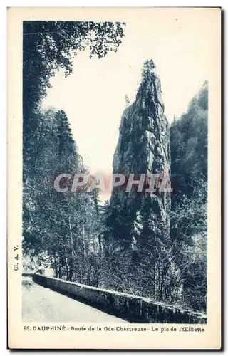 Cartes postales Dauphine Route de la Gde Chartreuse Le Pic de l&#39Oeillette