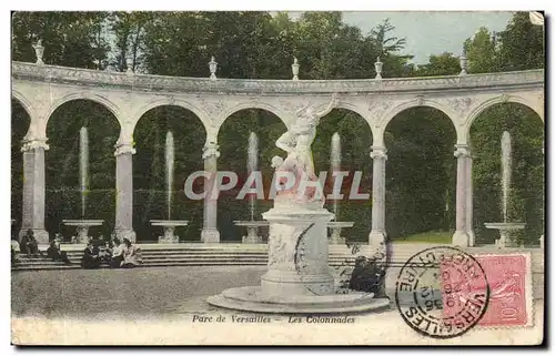 Cartes postales Parc de Versailles Les Colonnades