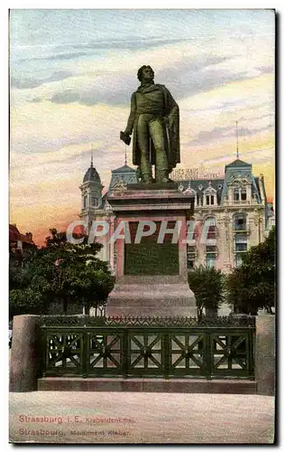 Cartes postales Strasbourg Monument Kleber