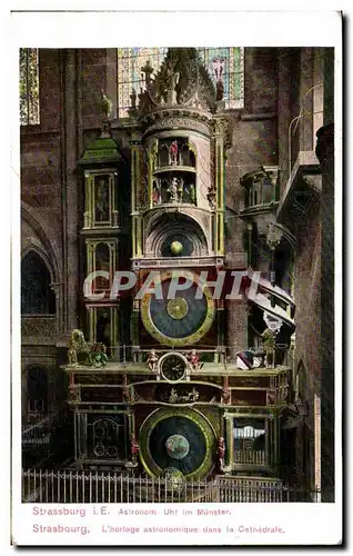 Cartes postales Strasbourg L&#39horloge astronomique dans la cathedrale