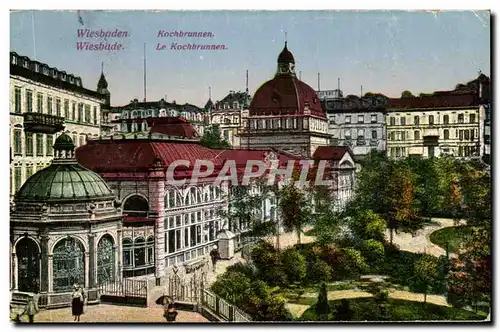 Cartes postales Wiesbaden Kochbrunnen