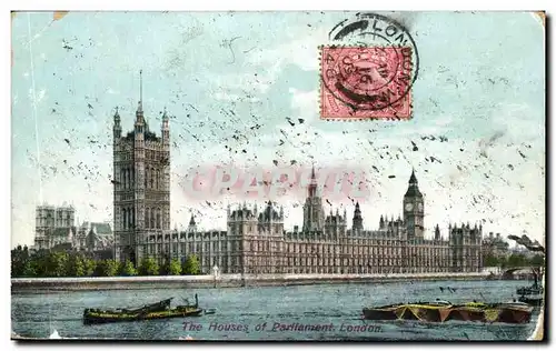 Cartes postales The House Of Parliament London