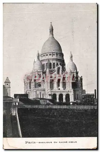 Cartes postales Paris Basilique Du Sacre Coeur Montmartre