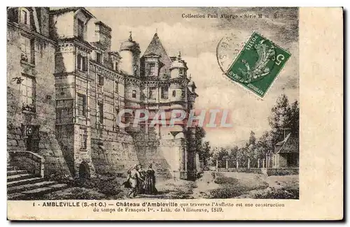 Ansichtskarte AK Ambleville Chateau d&#39Ambleville