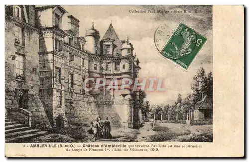 Cartes postales Ambleville Chateau d&#39Ambleville