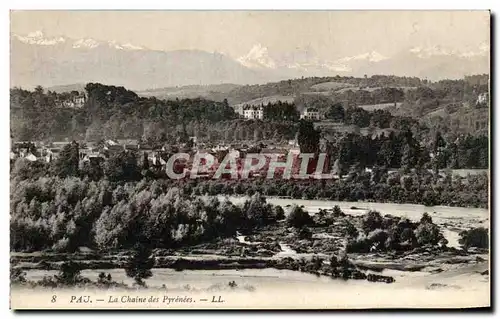 Cartes postales Pau La Chaine Des Pyrenees