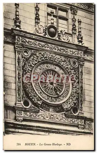 Cartes postales Rouen La Grosse Horloge