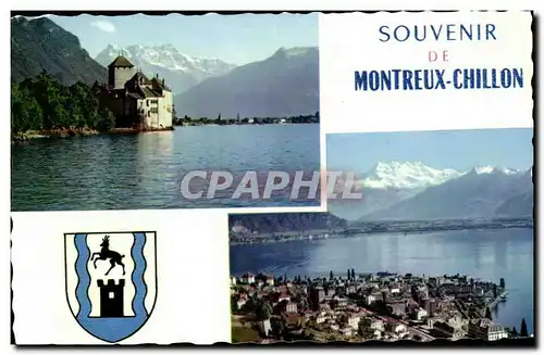 Cartes postales Souvenir De Montreux Chillon