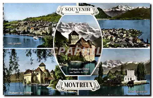 Cartes postales Souvenir De Montreux